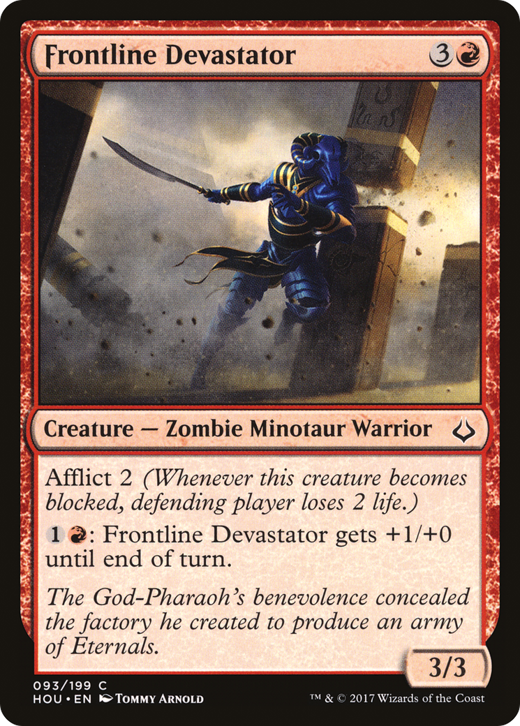 Frontline Devastator (HOU-093) - Hour of Devastation - Premium MTG Single from Wizards of the Coast - Just $0.08! Shop now at Game Crave Tournament Store