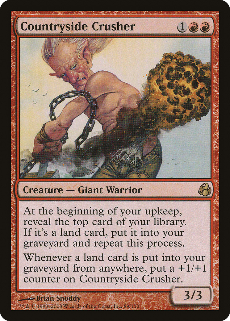 Countryside Crusher (MOR-089) - Morningtide - Premium MTG Single from Wizards of the Coast - Just $0.56! Shop now at Game Crave Tournament Store
