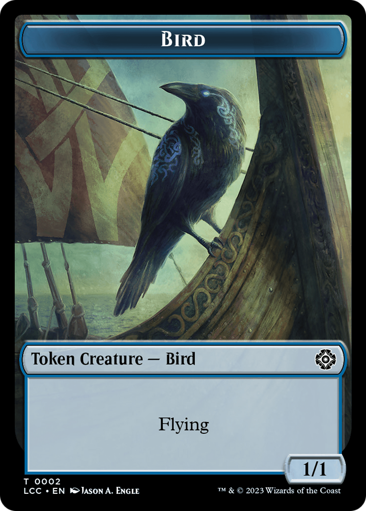 Bird (TLCC-002) - The Lost Caverns of Ixalan Commander Tokens Foil - Premium MTG Single from Wizards of the Coast - Just $0! Shop now at Game Crave Tournament Store