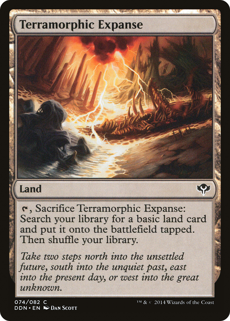 Terramorphic Expanse (DDN-074) - Duel Decks: Speed vs. Cunning - Premium MTG Single from Wizards of the Coast - Just $0.08! Shop now at Game Crave Tournament Store