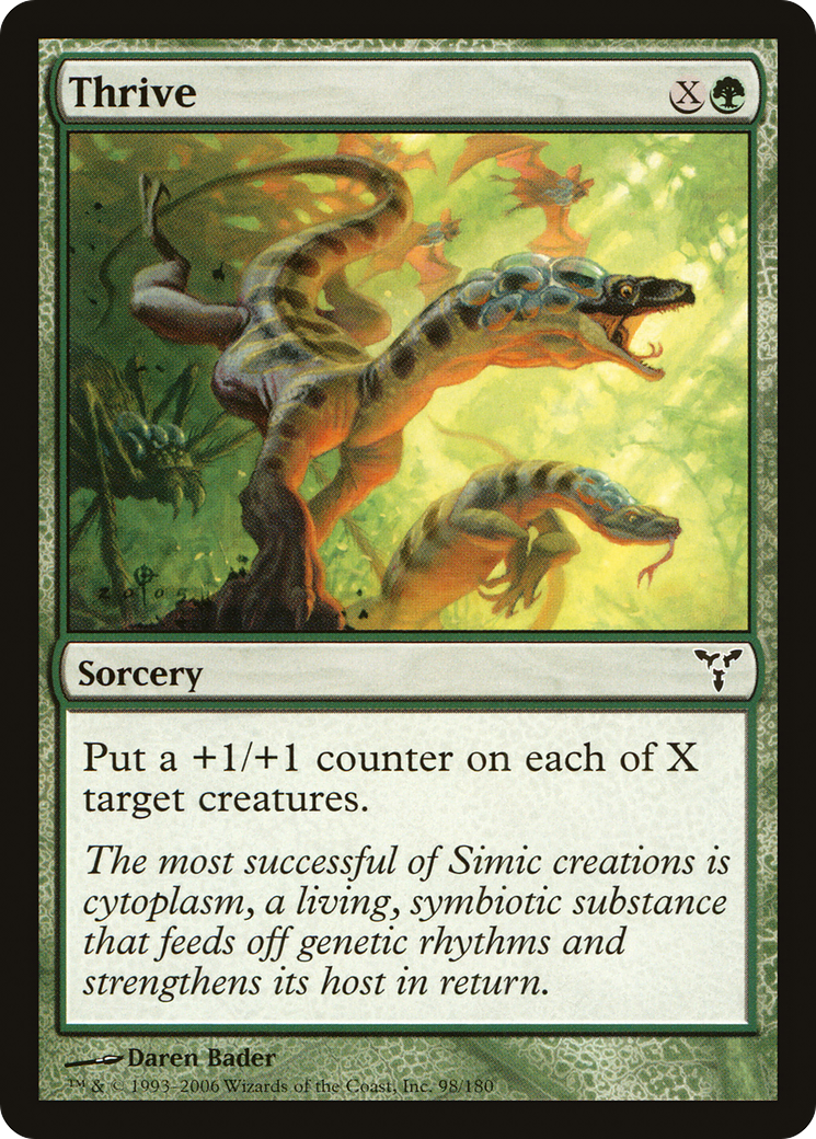 Thrive (DIS-098) - Dissension Foil - Premium MTG Single from Wizards of the Coast - Just $0.11! Shop now at Game Crave Tournament Store