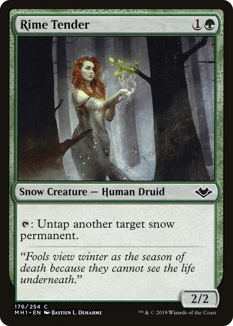 Rime Tender (MH1-176) - Modern Horizons Foil - Premium MTG Single from Wizards of the Coast - Just $0.26! Shop now at Game Crave Tournament Store