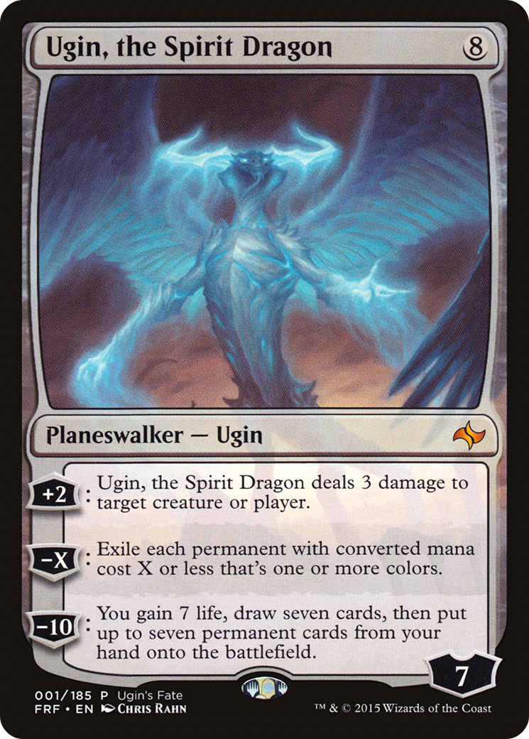 Ugin, the Spirit Dragon (UGIN-001) - Ugin's Fate - Premium MTG Single from Wizards of the Coast - Just $9.62! Shop now at Game Crave Tournament Store