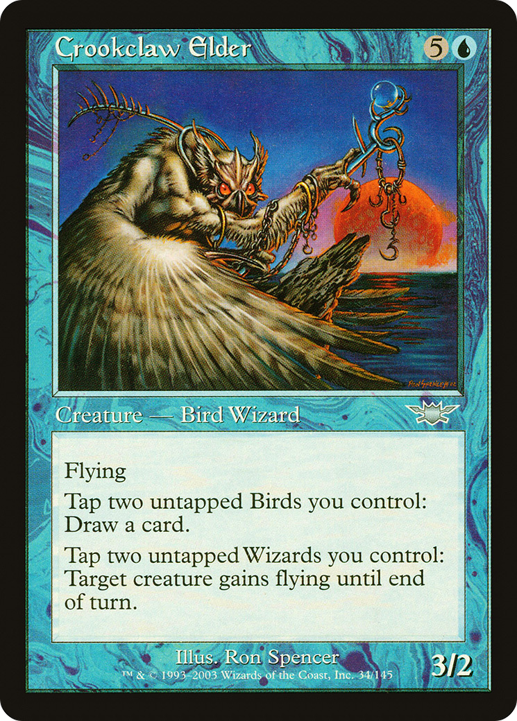 Crookclaw Elder (LGN-034) - Legions Foil - Premium MTG Single from Wizards of the Coast - Just $4.96! Shop now at Game Crave Tournament Store