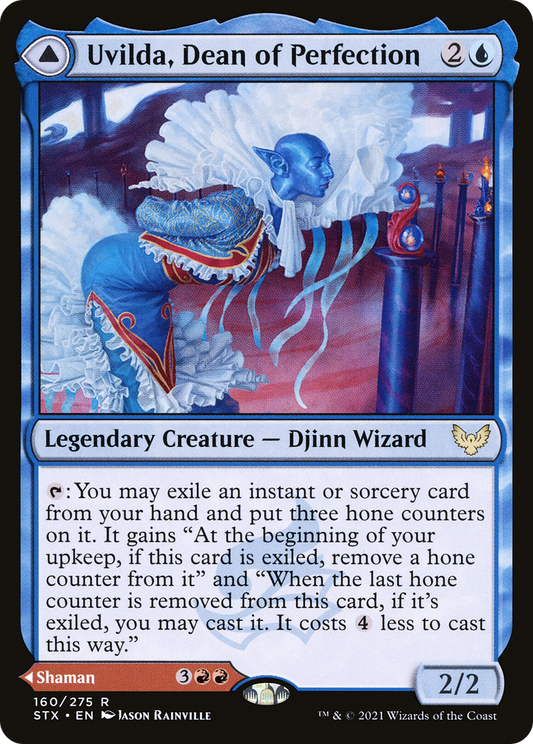 Uvilda, Dean of Perfection // Nassari, Dean of Expression (STX-160) - Strixhaven: School of Mages - Premium MTG Single from Wizards of the Coast - Just $0.25! Shop now at Game Crave Tournament Store