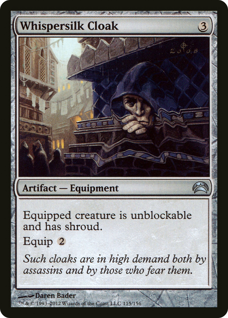 Whispersilk Cloak (PC2-115) - Planechase 2012 - Premium MTG Single from Wizards of the Coast - Just $0.62! Shop now at Game Crave Tournament Store