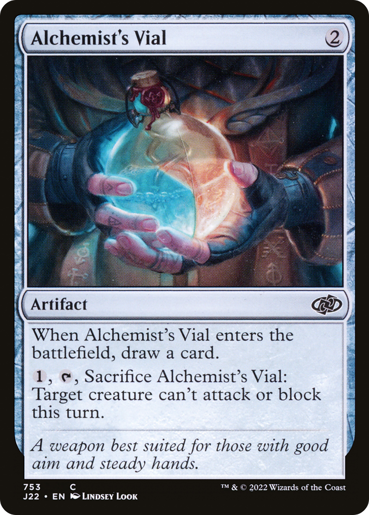 Alchemist's Vial (J22-753) - Jumpstart 2022 - Premium MTG Single from Wizards of the Coast - Just $0.08! Shop now at Game Crave Tournament Store