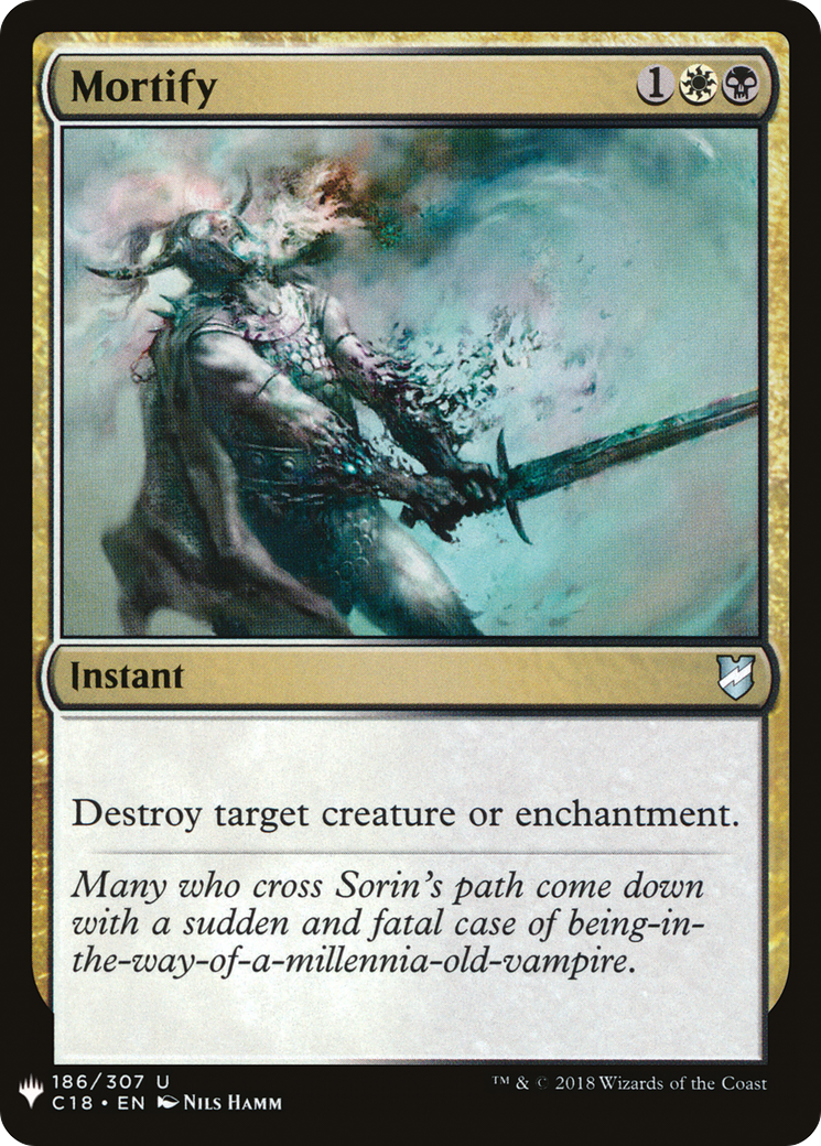 Mortify (MB1-1457) - Mystery Booster - Premium MTG Single from Wizards of the Coast - Just $0.08! Shop now at Game Crave Tournament Store