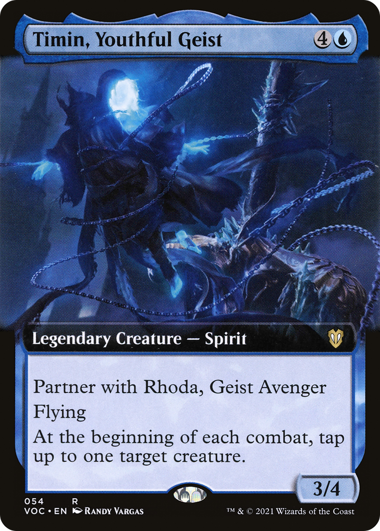 Timin, Youthful Geist (VOC-054) - Crimson Vow Commander: (Extended Art) - Premium MTG Single from Wizards of the Coast - Just $0.12! Shop now at Game Crave Tournament Store