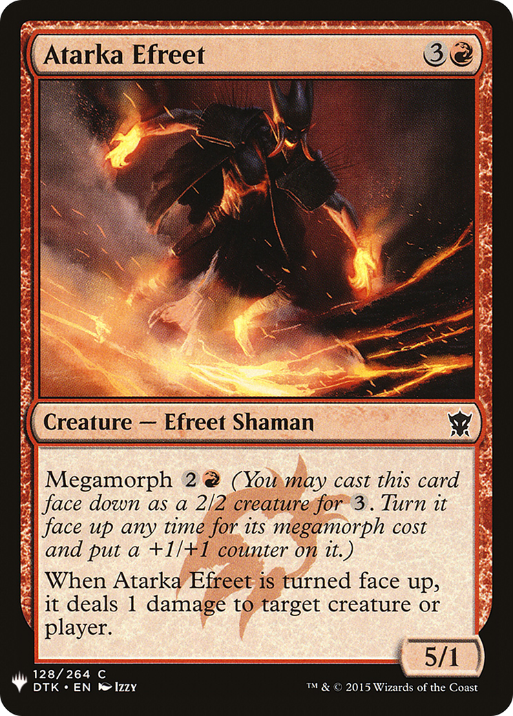 Atarka Efreet (MB1-843) - Mystery Booster - Premium MTG Single from Wizards of the Coast - Just $0.08! Shop now at Game Crave Tournament Store