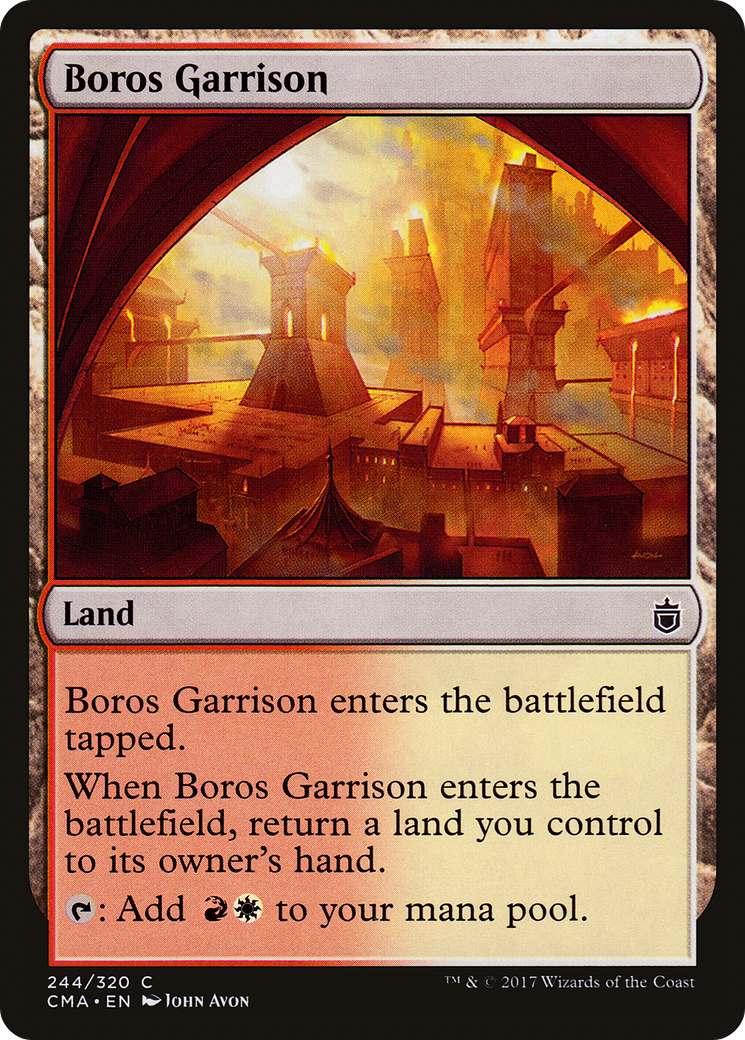 Boros Garrison (CMA-244) - Commander Anthology - Premium MTG Single from Wizards of the Coast - Just $0.26! Shop now at Game Crave Tournament Store