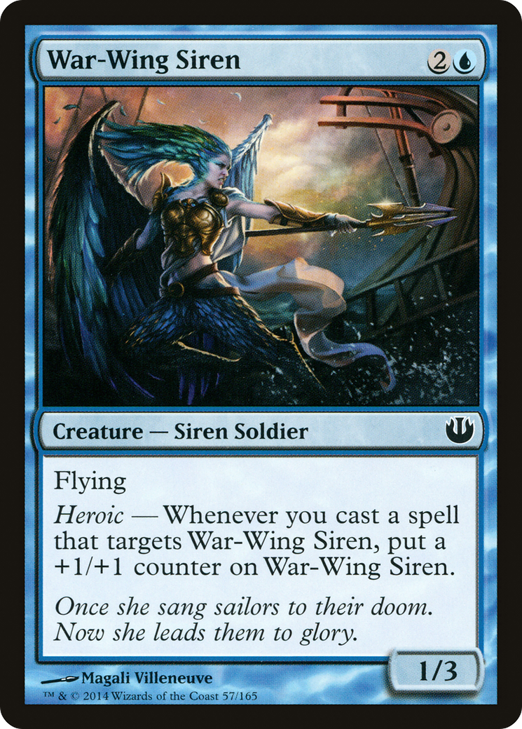 War-Wing Siren (JOU-057) - Journey into Nyx Foil - Premium MTG Single from Wizards of the Coast - Just $0.08! Shop now at Game Crave Tournament Store