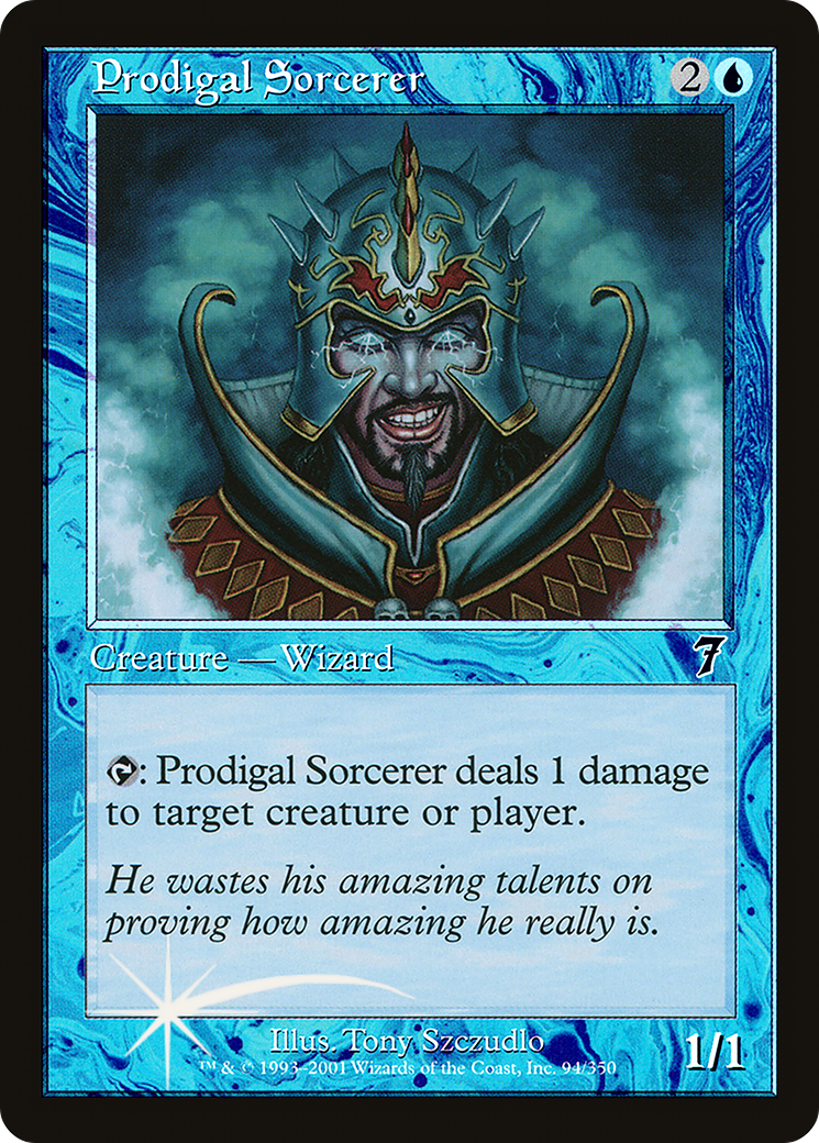 Prodigal Sorcerer (7ED-94★) - Seventh Edition Foil - Premium MTG Single from Wizards of the Coast - Just $3.50! Shop now at Game Crave Tournament Store