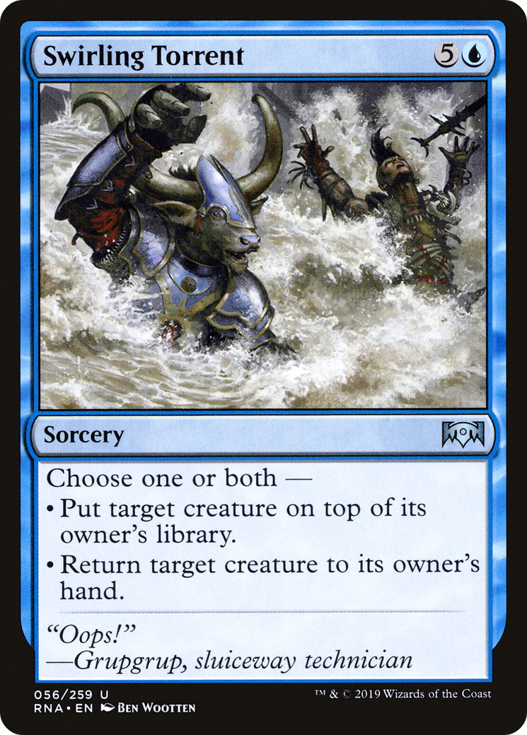 Swirling Torrent (RNA-056) - Ravnica Allegiance - Premium MTG Single from Wizards of the Coast - Just $0.08! Shop now at Game Crave Tournament Store
