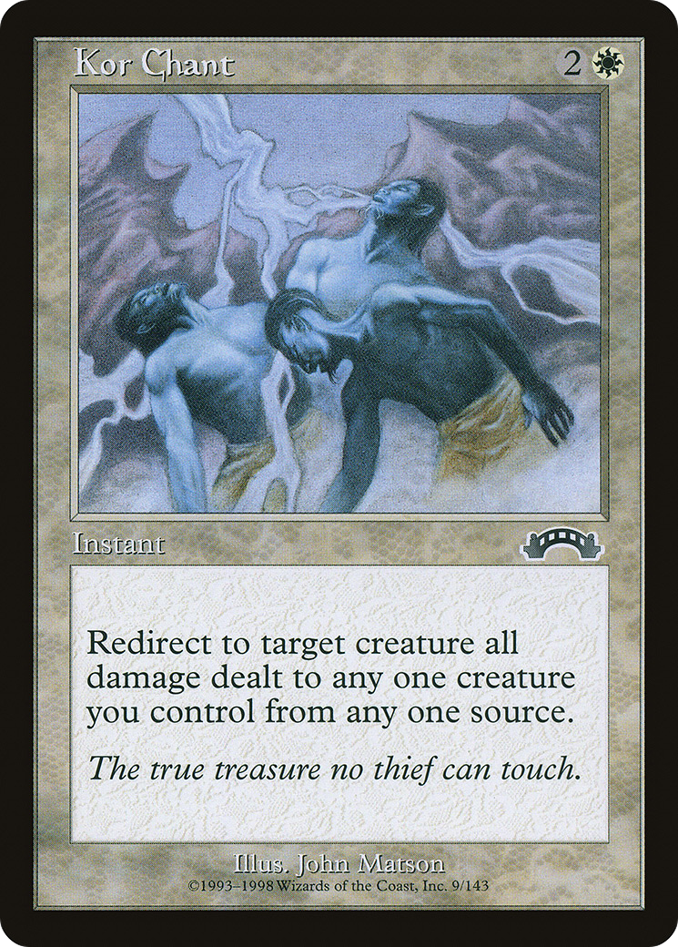 Kor Chant (EXO-009) - Exodus - Premium MTG Single from Wizards of the Coast - Just $0.08! Shop now at Game Crave Tournament Store