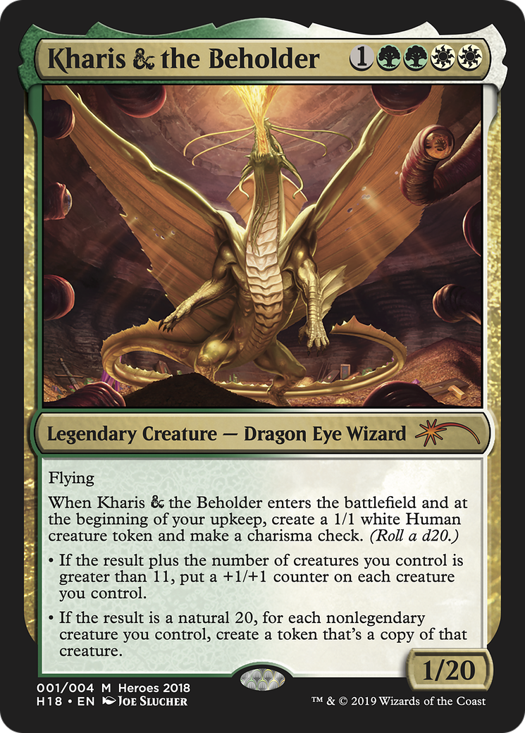 Kharis & The Beholder (HTR18-001) - 2018 Heroes of the Realm - Premium MTG Single from Wizards of the Coast - Just $0! Shop now at Game Crave Tournament Store