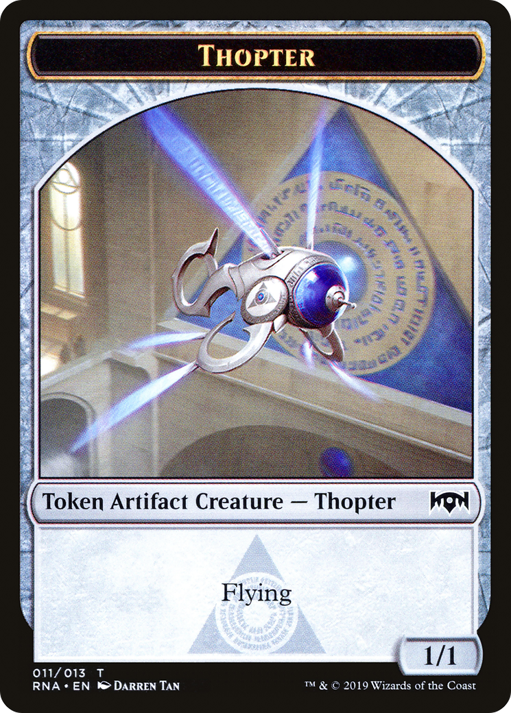 Thopter (TRNA-011) - Ravnica Allegiance Tokens - Premium MTG Single from Wizards of the Coast - Just $0.08! Shop now at Game Crave Tournament Store