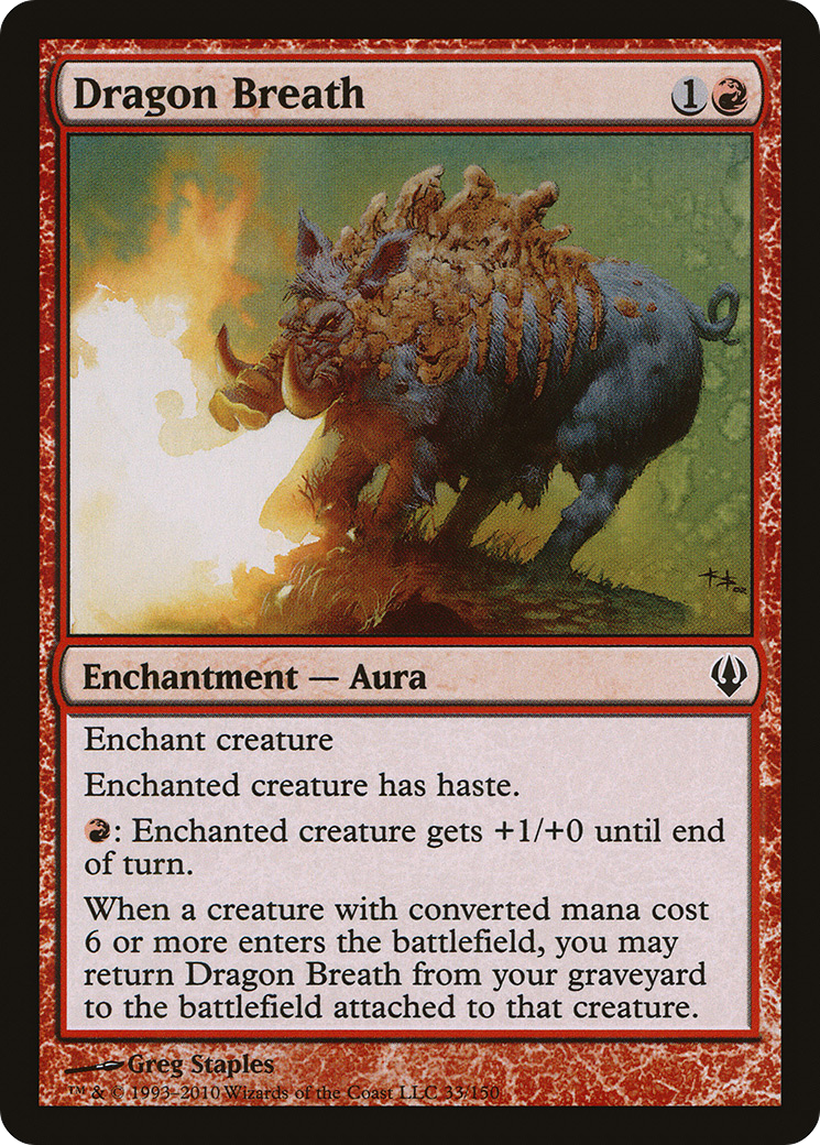 Dragon Breath (ARC-033) - Archenemy - Premium MTG Single from Wizards of the Coast - Just $0.08! Shop now at Game Crave Tournament Store