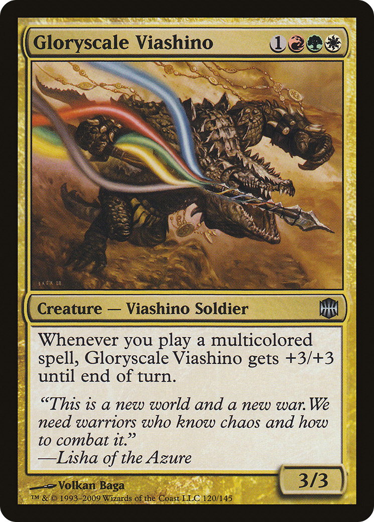 Gloryscale Viashino (ARB-120) - Alara Reborn - Premium MTG Single from Wizards of the Coast - Just $0.25! Shop now at Game Crave Tournament Store