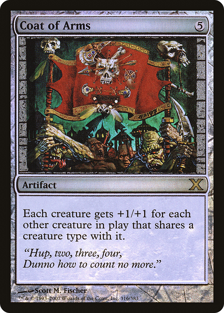 Coat of Arms (10E-316★) - Tenth Edition Foil - Premium MTG Single from Wizards of the Coast - Just $16.80! Shop now at Game Crave Tournament Store