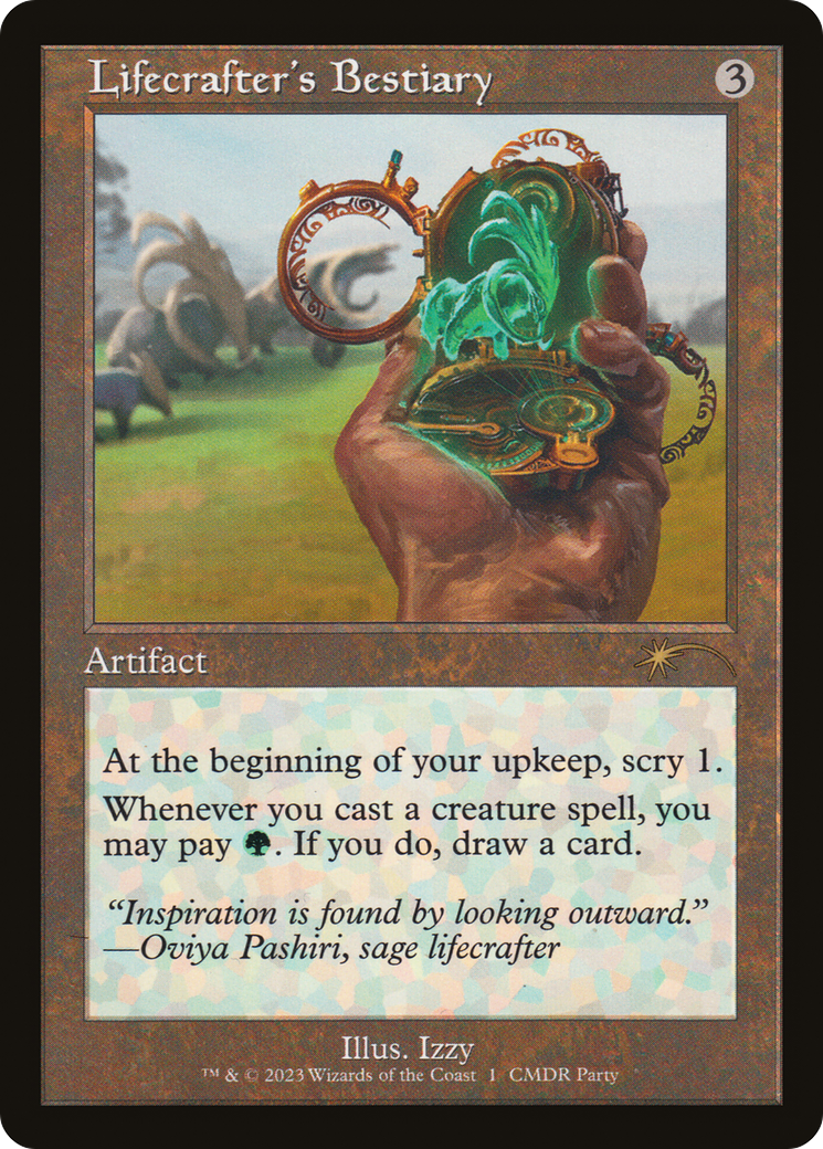 Lifecrafter's Bestiary (PW23-002) - Wizards Play Network 2023 - Premium MTG Single from Wizards of the Coast - Just $0.08! Shop now at Game Crave Tournament Store