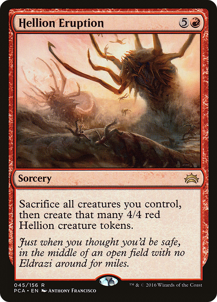 Hellion Eruption (PCA-045) - Planechase Anthology - Premium MTG Single from Wizards of the Coast - Just $0.25! Shop now at Game Crave Tournament Store