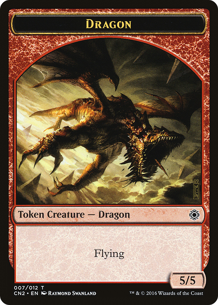 Dragon (TCN2-007) - Conspiracy: Take the Crown Tokens - Premium MTG Single from Wizards of the Coast - Just $0.11! Shop now at Game Crave Tournament Store