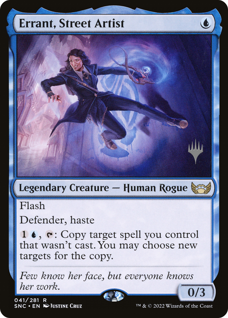 Errant, Street Artist (PSNC-41P) - Streets of New Capenna Promos - Premium MTG Single from Wizards of the Coast - Just $0.08! Shop now at Game Crave Tournament Store