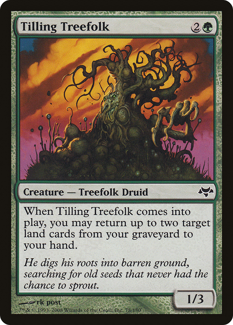 Tilling Treefolk (EVE-078) - Eventide Foil - Premium MTG Single from Wizards of the Coast - Just $0.53! Shop now at Game Crave Tournament Store