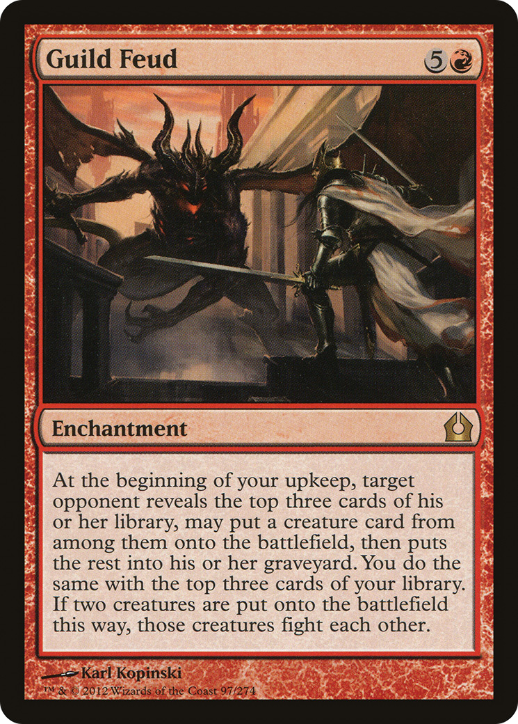 Guild Feud (RTR-097) - Return to Ravnica Foil - Premium MTG Single from Wizards of the Coast - Just $0.70! Shop now at Game Crave Tournament Store