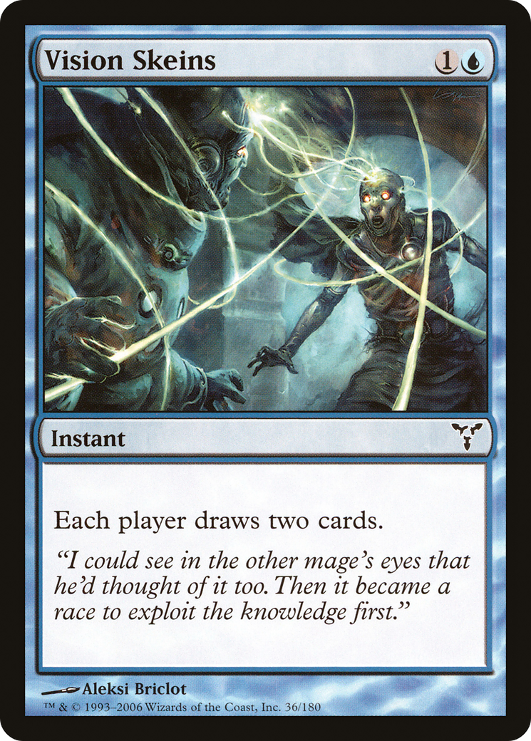 Vision Skeins (DIS-036) - Dissension Foil - Premium MTG Single from Wizards of the Coast - Just $6.13! Shop now at Game Crave Tournament Store