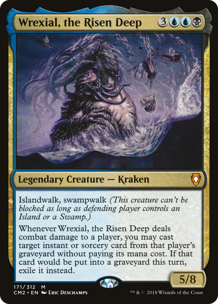 Wrexial, the Risen Deep (CM2-171) - Commander Anthology Volume II - Premium MTG Single from Wizards of the Coast - Just $0.44! Shop now at Game Crave Tournament Store