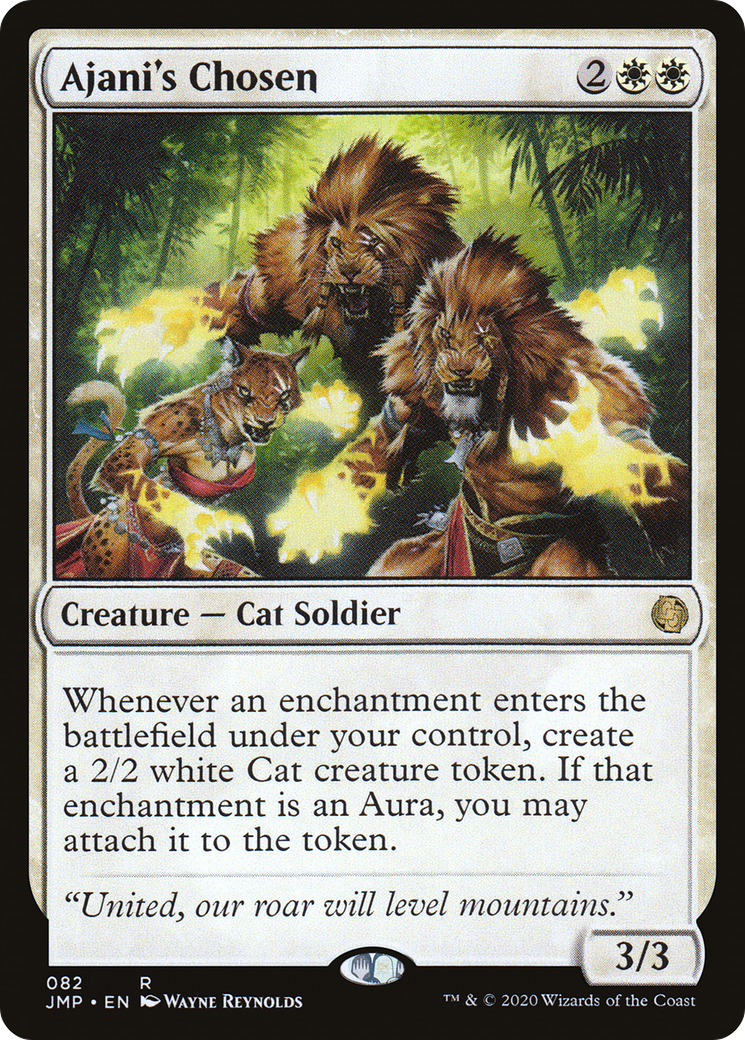 Ajani's Chosen (JMP-082) - Jumpstart - Premium MTG Single from Wizards of the Coast - Just $0.25! Shop now at Game Crave Tournament Store
