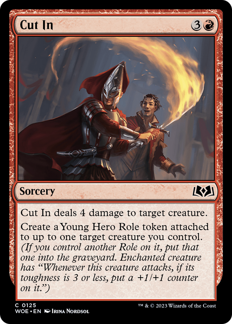 Cut In (WOE-125) - Wilds of Eldraine Foil - Premium MTG Single from Wizards of the Coast - Just $0.08! Shop now at Game Crave Tournament Store