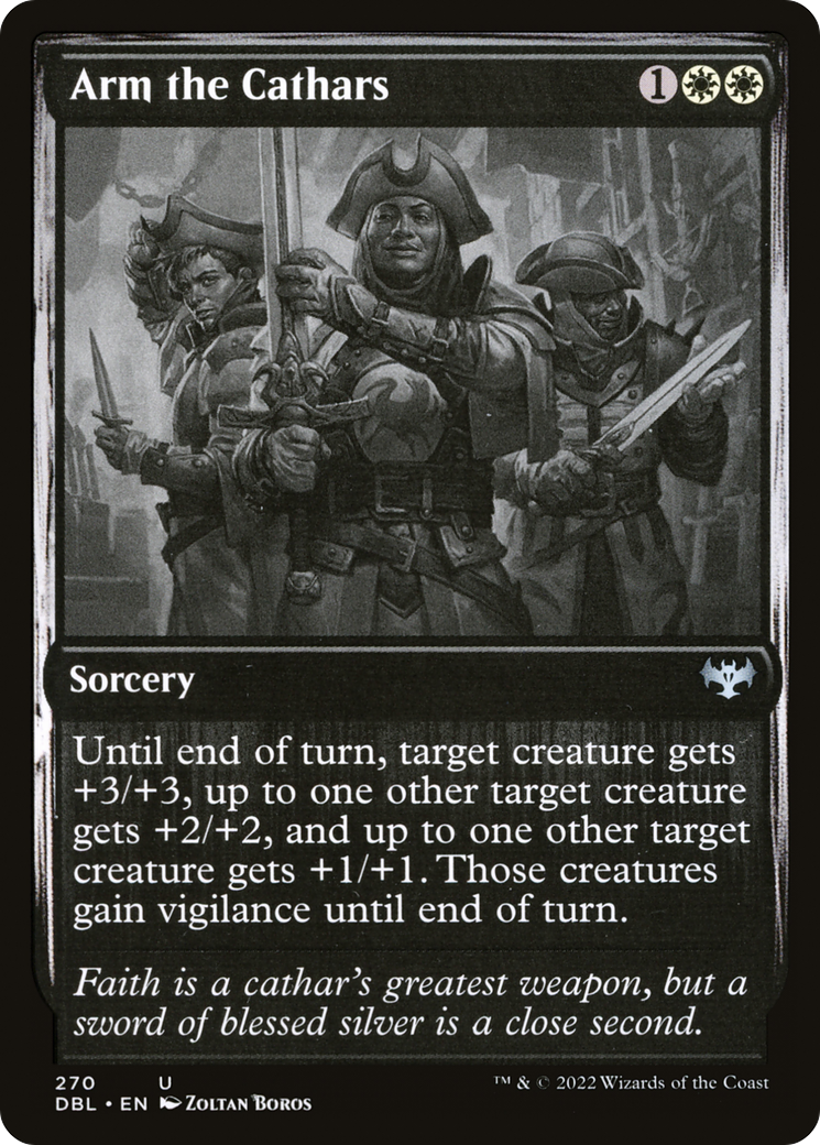 Arm the Cathars (DBL-270) - Innistrad: Double Feature Foil - Premium MTG Single from Wizards of the Coast - Just $0.08! Shop now at Game Crave Tournament Store