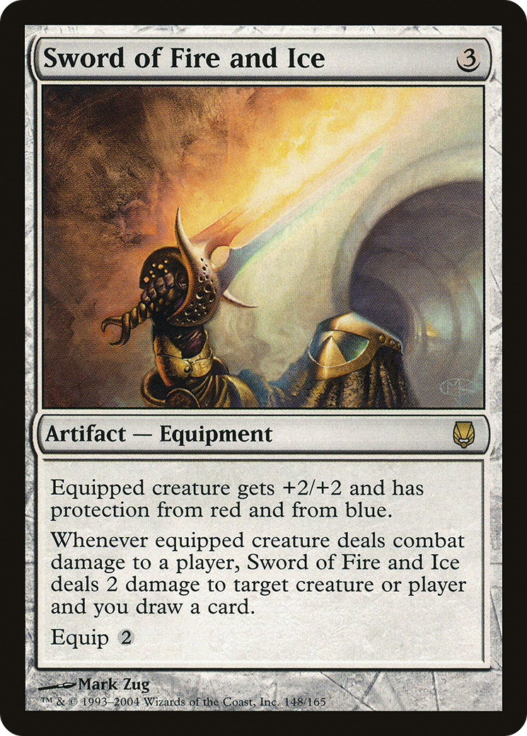 Sword of Fire and Ice (DST-148) - Darksteel - Premium MTG Single from Wizards of the Coast - Just $7.57! Shop now at Game Crave Tournament Store