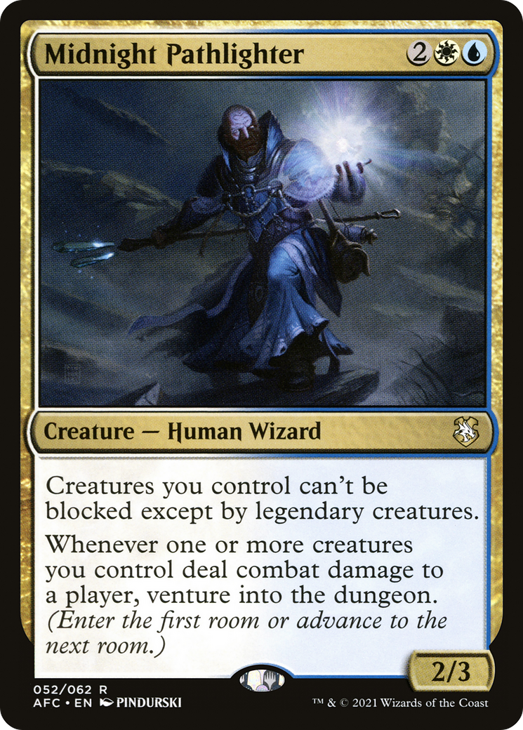 Midnight Pathlighter (AFC-052) - Forgotten Realms Commander - Premium MTG Single from Wizards of the Coast - Just $0.08! Shop now at Game Crave Tournament Store