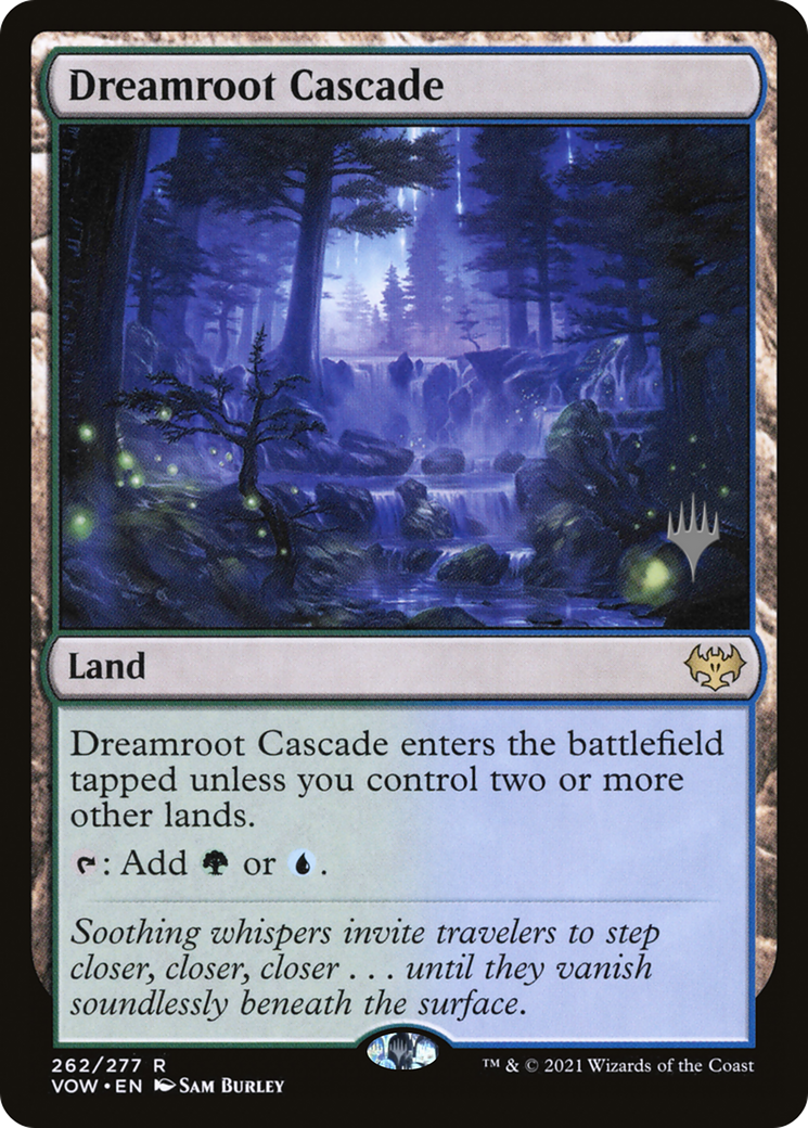 Dreamroot Cascade (PVOW-262P) - Innistrad: Crimson Vow Promos - Premium MTG Single from Wizards of the Coast - Just $0.59! Shop now at Game Crave Tournament Store