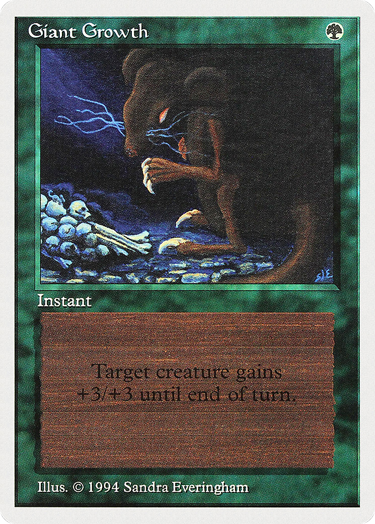 Giant Growth (SUM-199) - Summer Magic / Edgar - Premium MTG Single from Wizards of the Coast - Just $0! Shop now at Game Crave Tournament Store