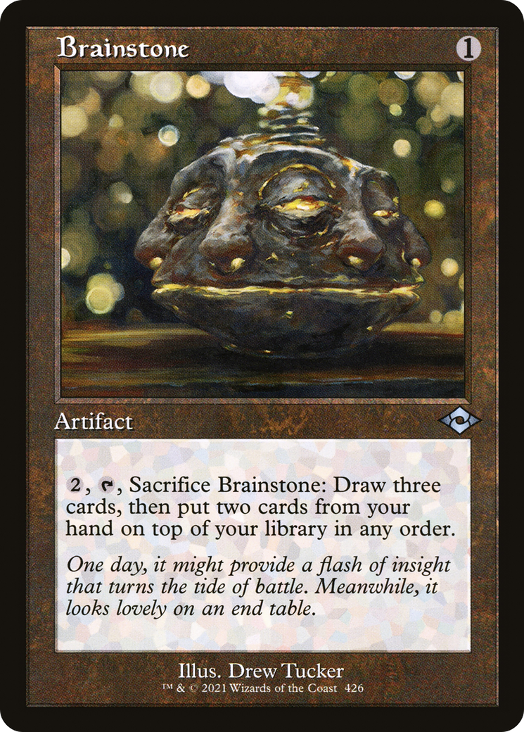 Brainstone (MH2-426) - Modern Horizons 2 Foil - Premium MTG Single from Wizards of the Coast - Just $0.25! Shop now at Game Crave Tournament Store
