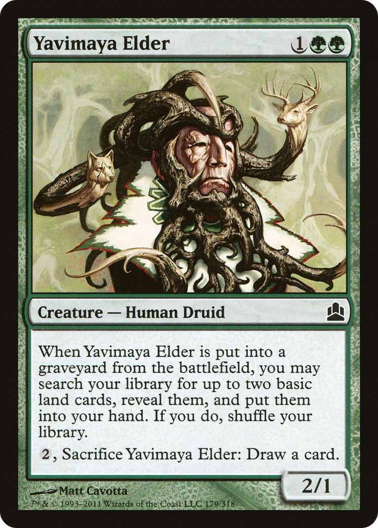 Yavimaya Elder (CMD-179) - Commander 2011 - Premium MTG Single from Wizards of the Coast - Just $0.08! Shop now at Game Crave Tournament Store