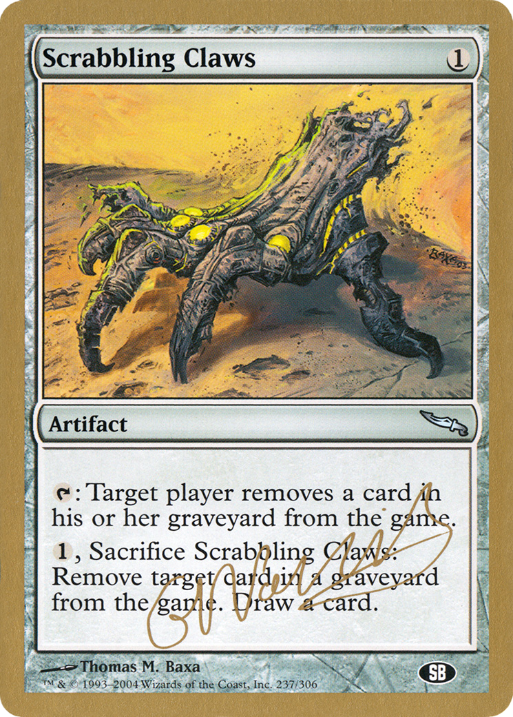 Scrabbling Claws (WC04-GN237SB) - World Championship Decks 2004 - Premium MTG Single from Wizards of the Coast - Just $0.08! Shop now at Game Crave Tournament Store