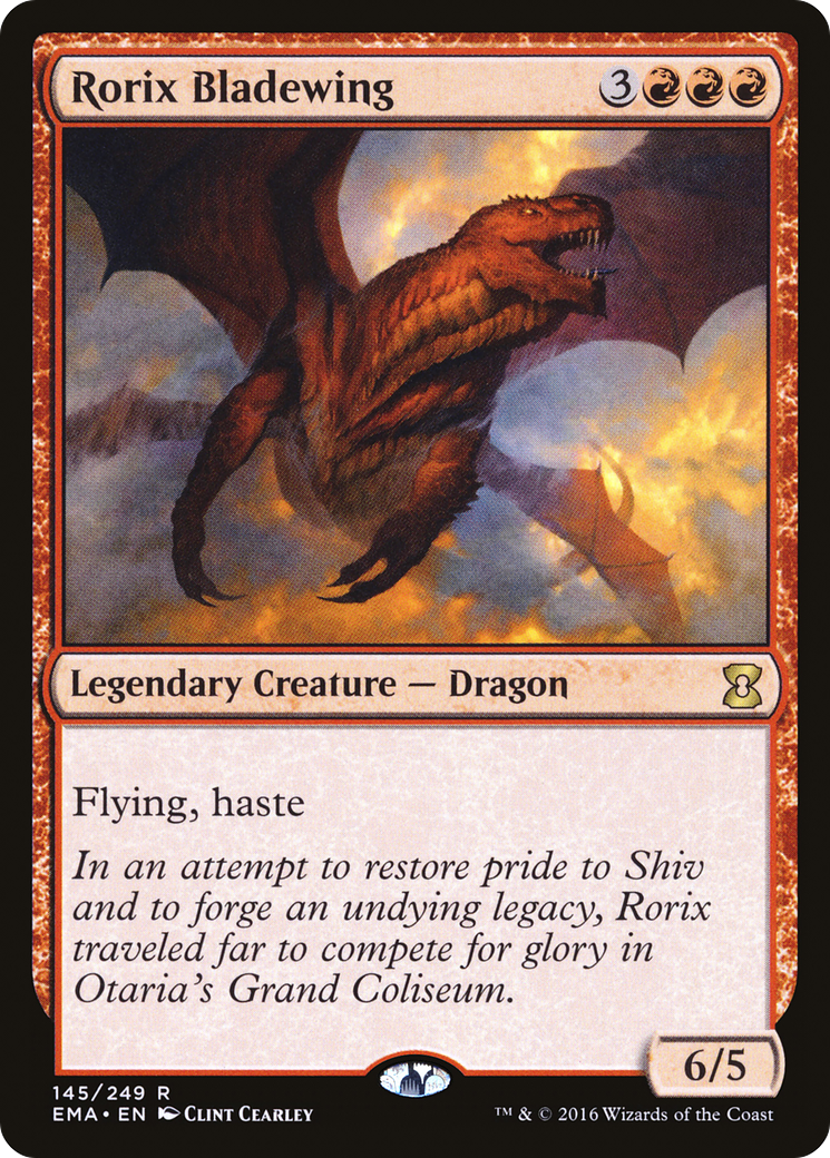 Rorix Bladewing (EMA-145) - Eternal Masters - Premium MTG Single from Wizards of the Coast - Just $0.25! Shop now at Game Crave Tournament Store