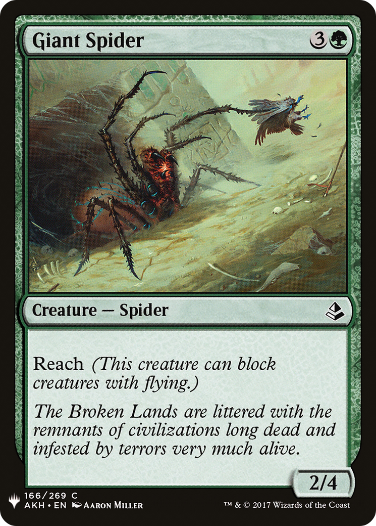 Giant Spider (MB1-1219) - Mystery Booster - Premium MTG Single from Wizards of the Coast - Just $0.08! Shop now at Game Crave Tournament Store