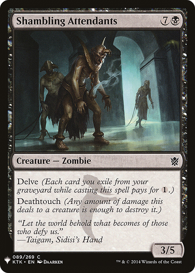 Shambling Attendants (MB1-769) - Mystery Booster - Premium MTG Single from Wizards of the Coast - Just $0.08! Shop now at Game Crave Tournament Store