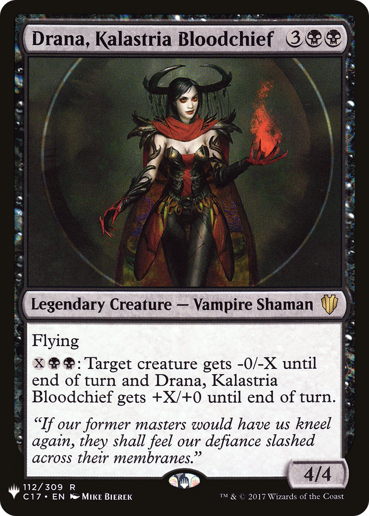 Drana, Kalastria Bloodchief (MB1-633) - Mystery Booster - Premium MTG Single from Wizards of the Coast - Just $0.08! Shop now at Game Crave Tournament Store