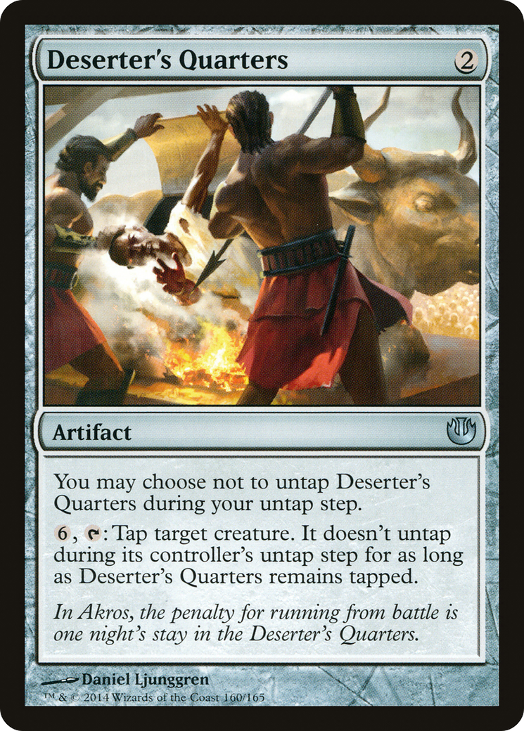 Deserter's Quarters (JOU-160) - Journey into Nyx Foil - Premium MTG Single from Wizards of the Coast - Just $0.08! Shop now at Game Crave Tournament Store
