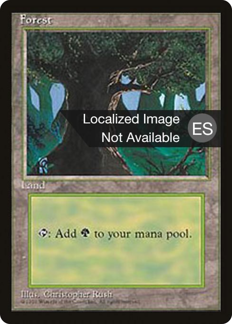 Forest (4BB-378) - Fourth Edition Foreign Black Border - Premium MTG Single from Wizards of the Coast - Just $0.86! Shop now at Game Crave Tournament Store