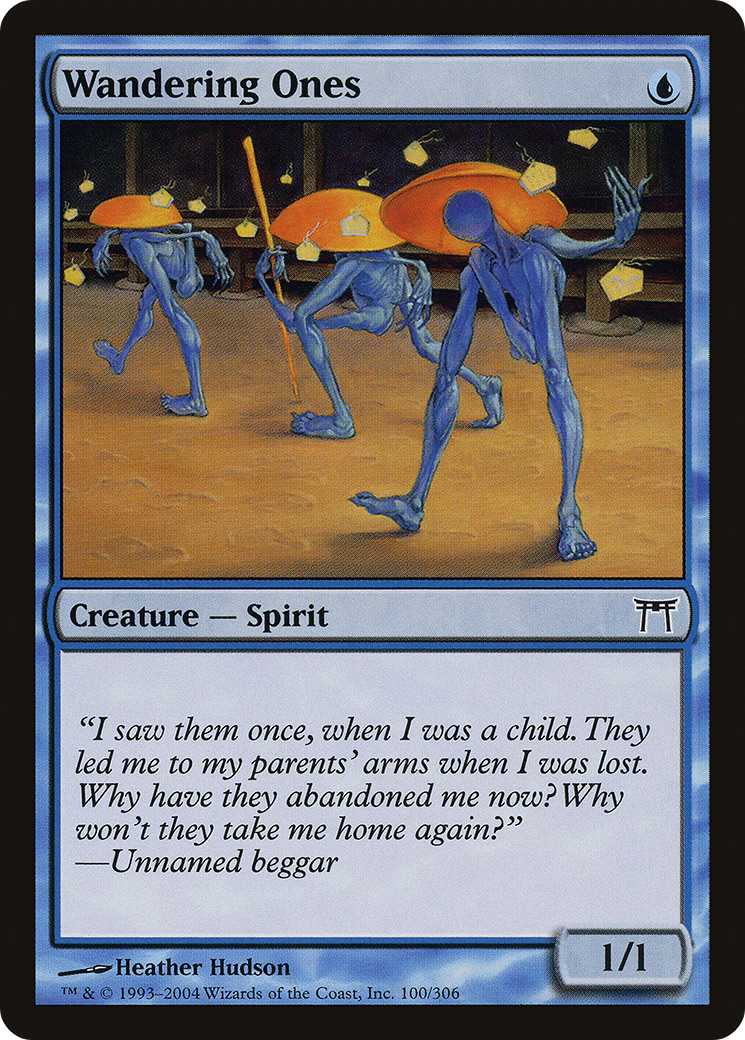 Wandering Ones (CHK-100) - Champions of Kamigawa Foil - Premium MTG Single from Wizards of the Coast - Just $0.12! Shop now at Game Crave Tournament Store