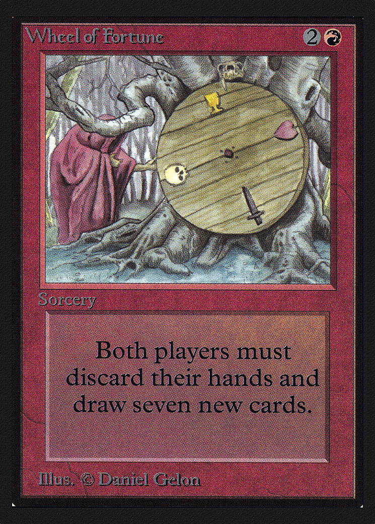 Wheel of Fortune (CED-184) - Collectors' Edition - Premium MTG Single from Wizards of the Coast - Just $49.22! Shop now at Game Crave Tournament Store